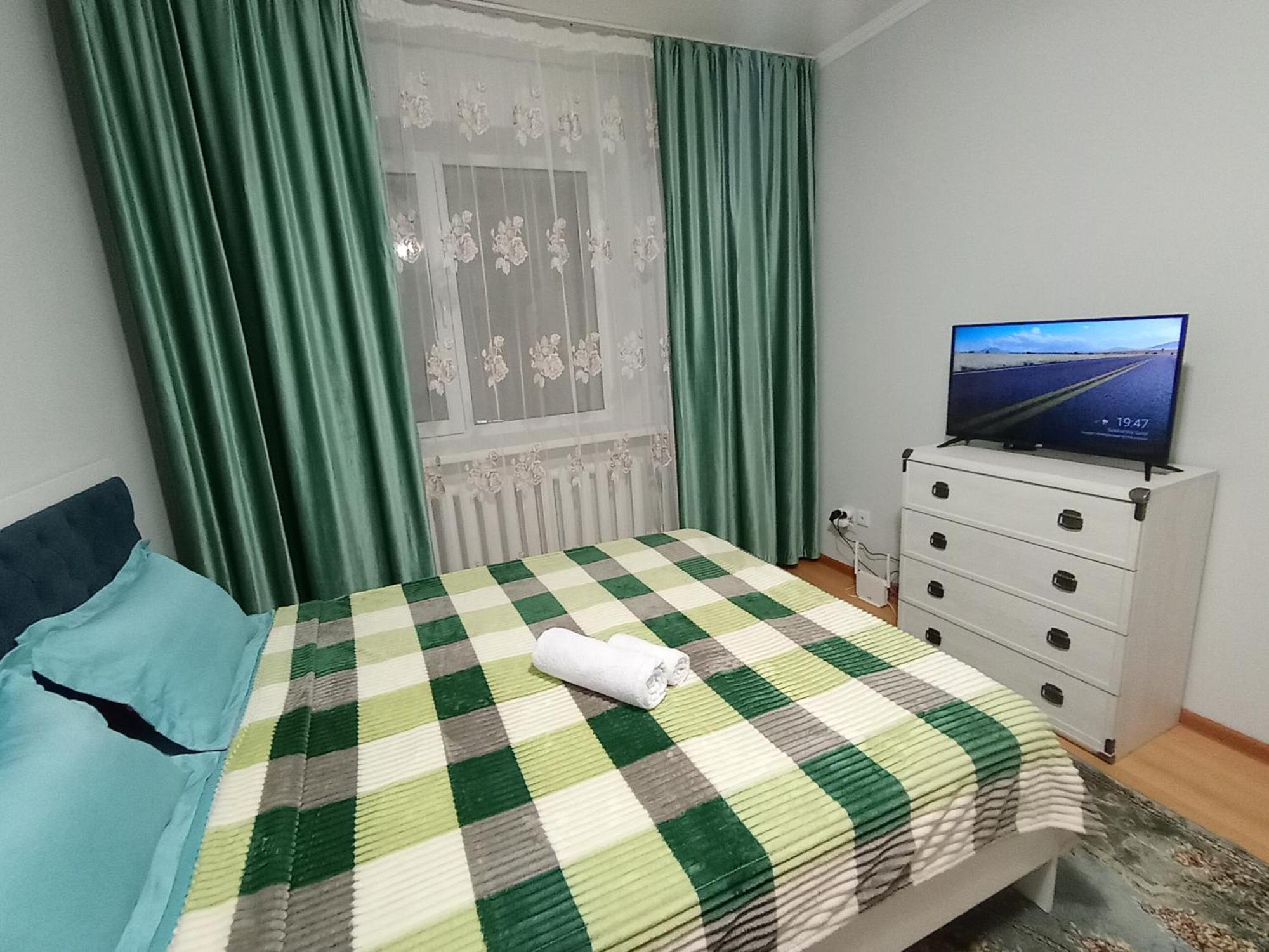 Cosy flat in the city center Taldykol Luaran gambar
